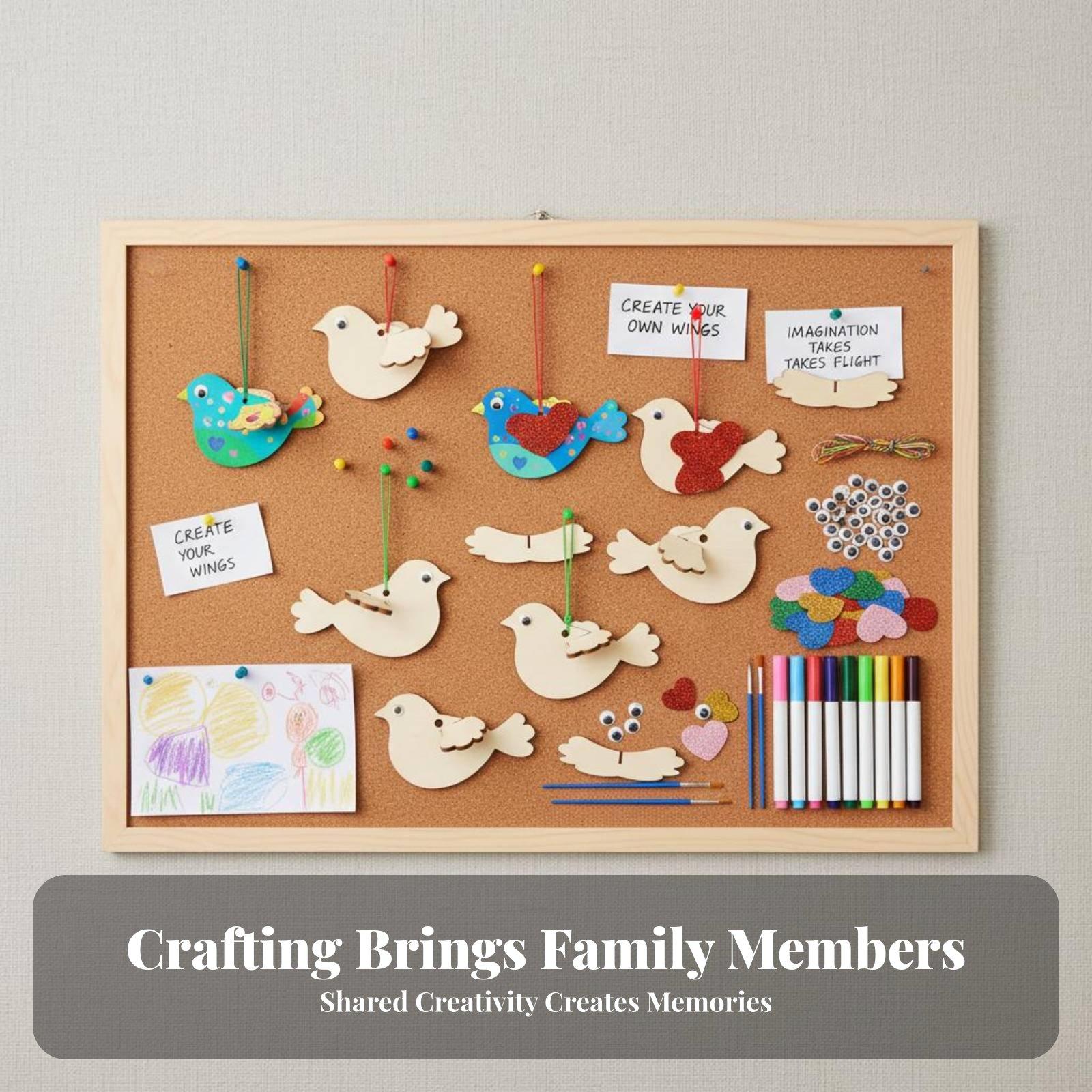 DIY Wooden Bird Ornament Craft - огляд і ціна Kids Education Activities