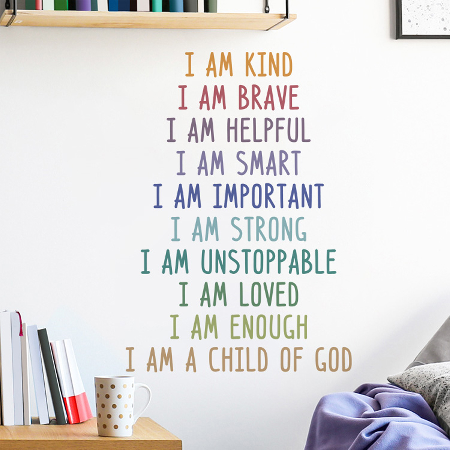 Positive Kid Classroom Wall Pi - огляд і ціна Kids Education Motivation