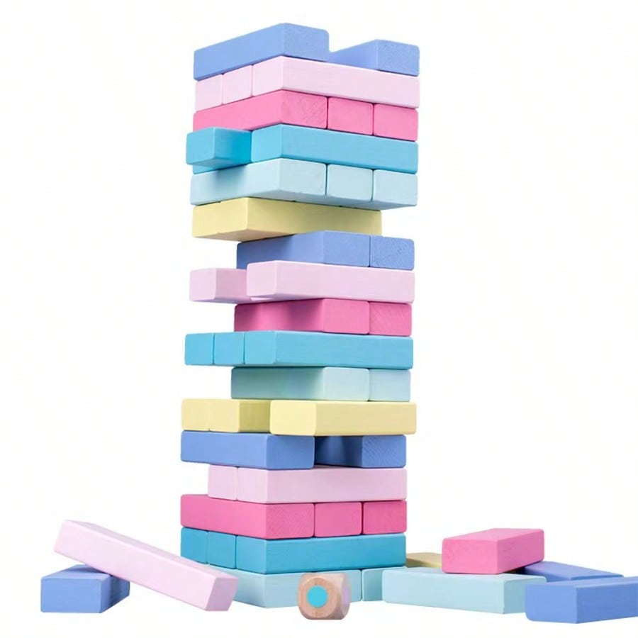 Wooden Stacking Tumbling Tower - огляд і ціна Kids Education Number