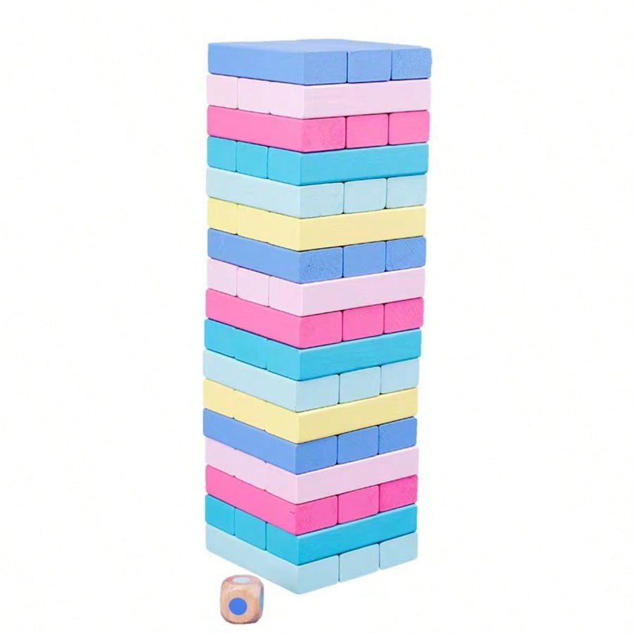 Wooden Stacking Tumbling Tower - огляд і ціна Kids Education Number
