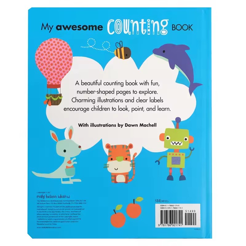 My Awesome Counting Book - Eng - огляд і ціна Kids Education Number
