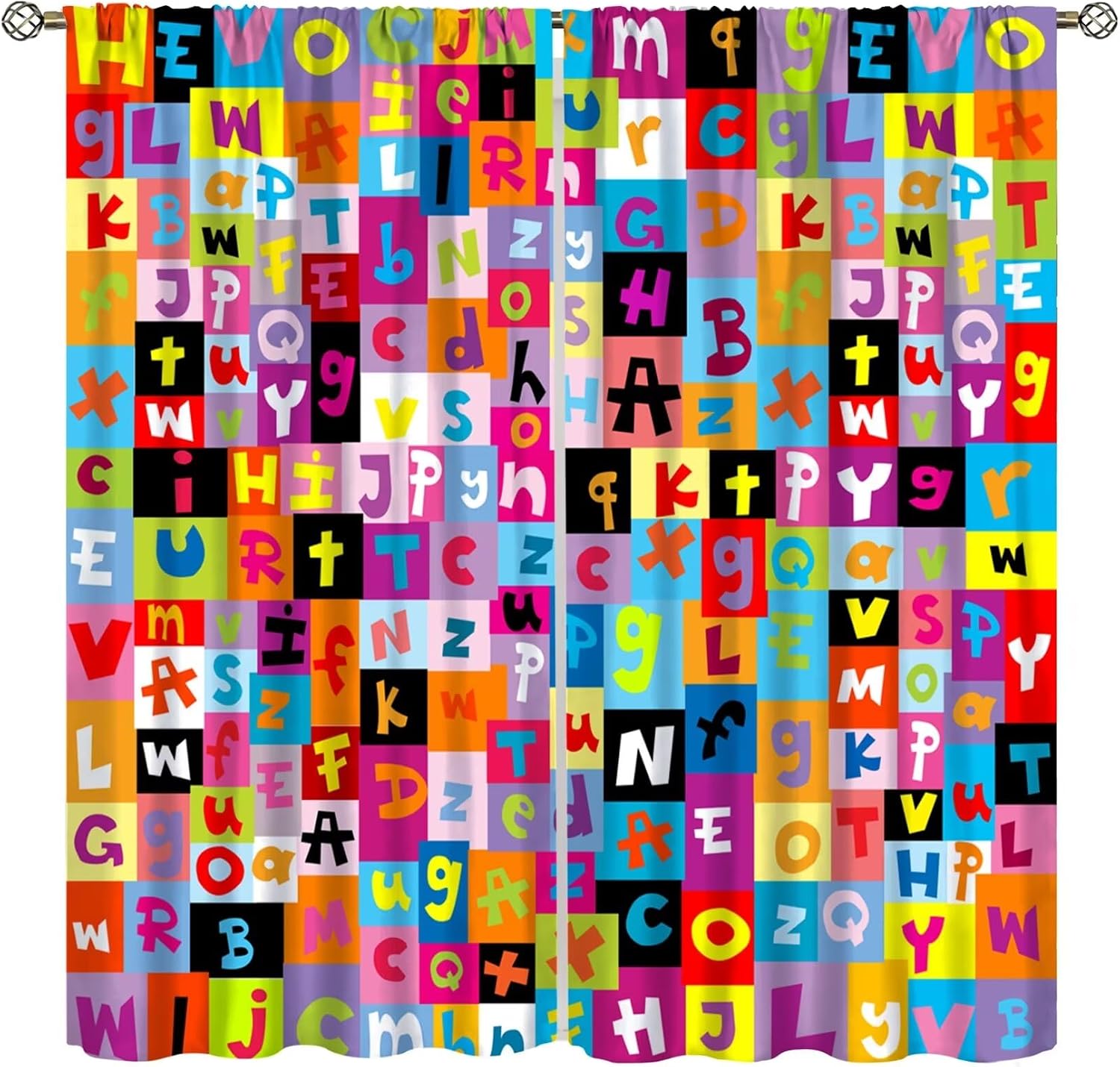 Multicolor ABC Block Curtain P - огляд і ціна Abc Kids Early Education