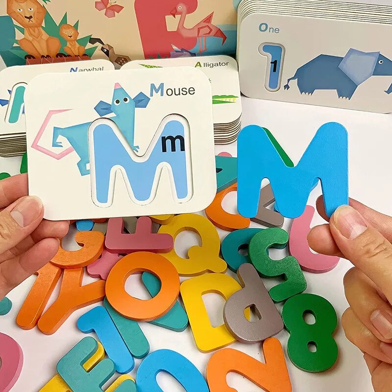 Montessori Alphabet Numbers Fl - огляд і ціна Kids Education Number