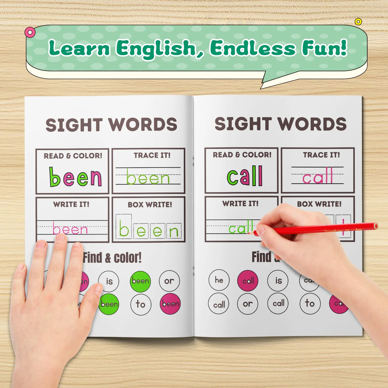 Kids English Word Coloring Wor - огляд і ціна Kids Education Activities