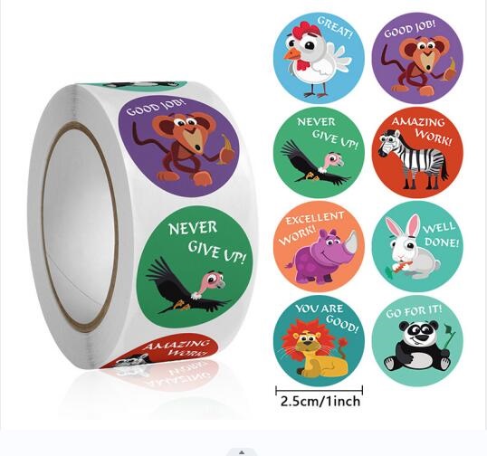 Cute Animal Learning Stickers  - огляд і ціна Kids Education Motivation