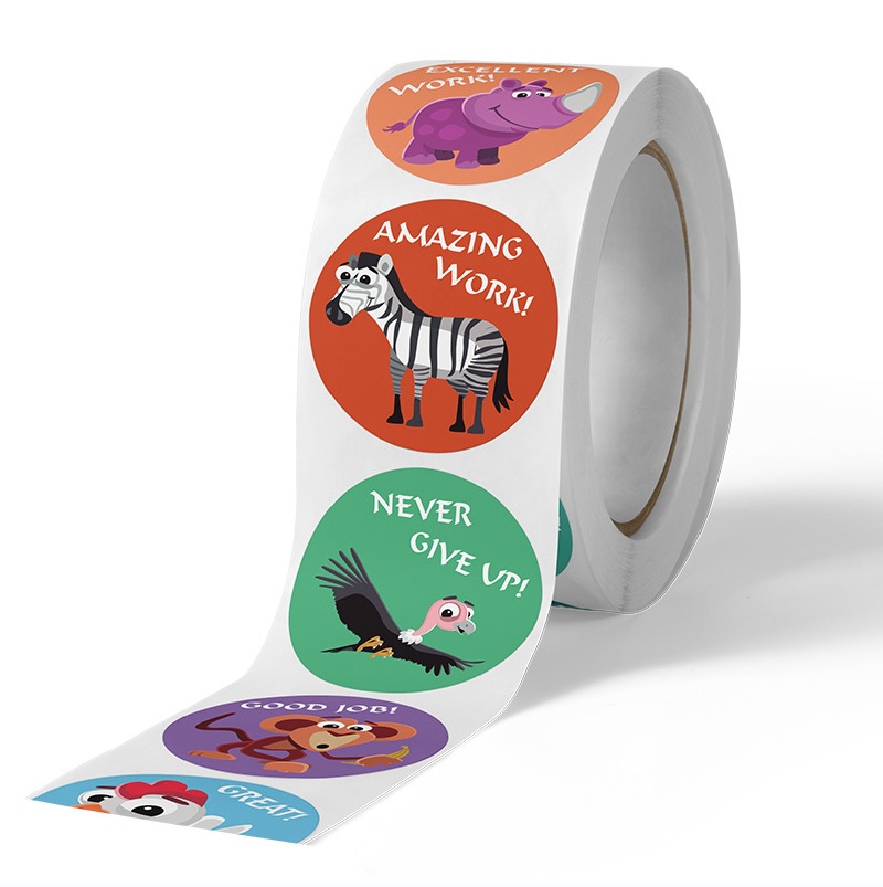 Cute Animal Learning Stickers  - огляд і ціна Kids Education Motivation