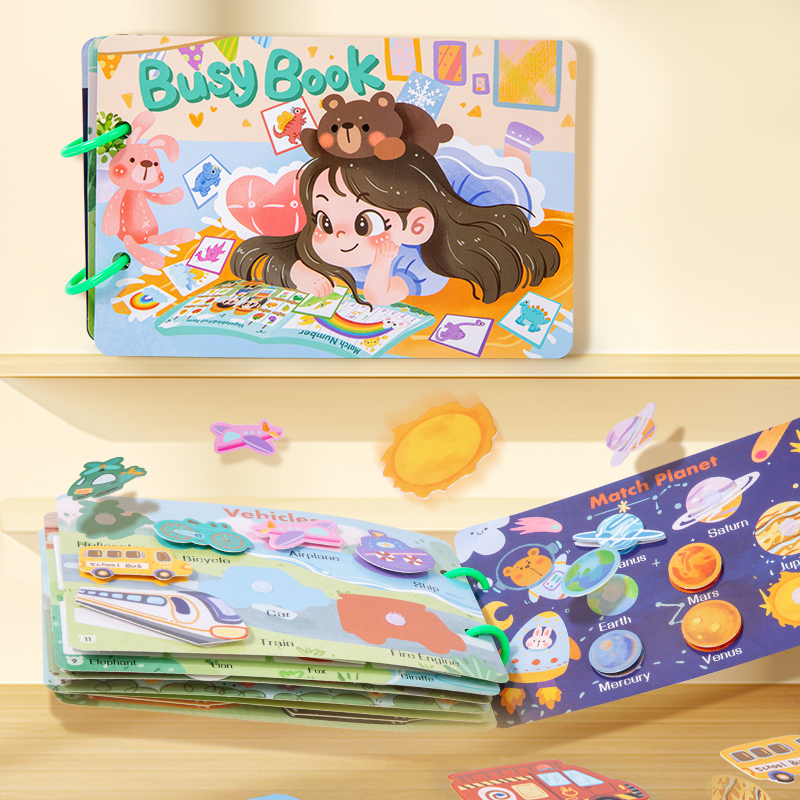 Montessori Children Busy Book  - огляд і ціна Kids First Education