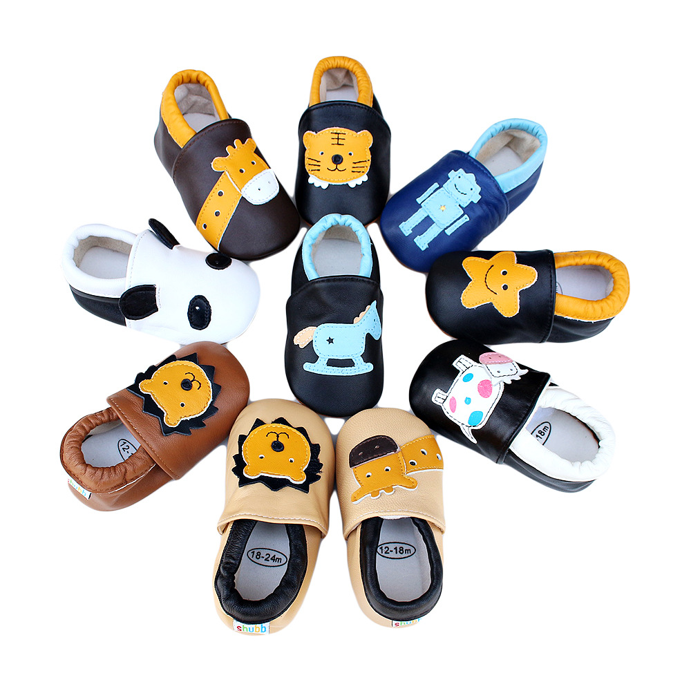 Baby Leather Casual Crib Shoes - огляд і ціна Kids First Education