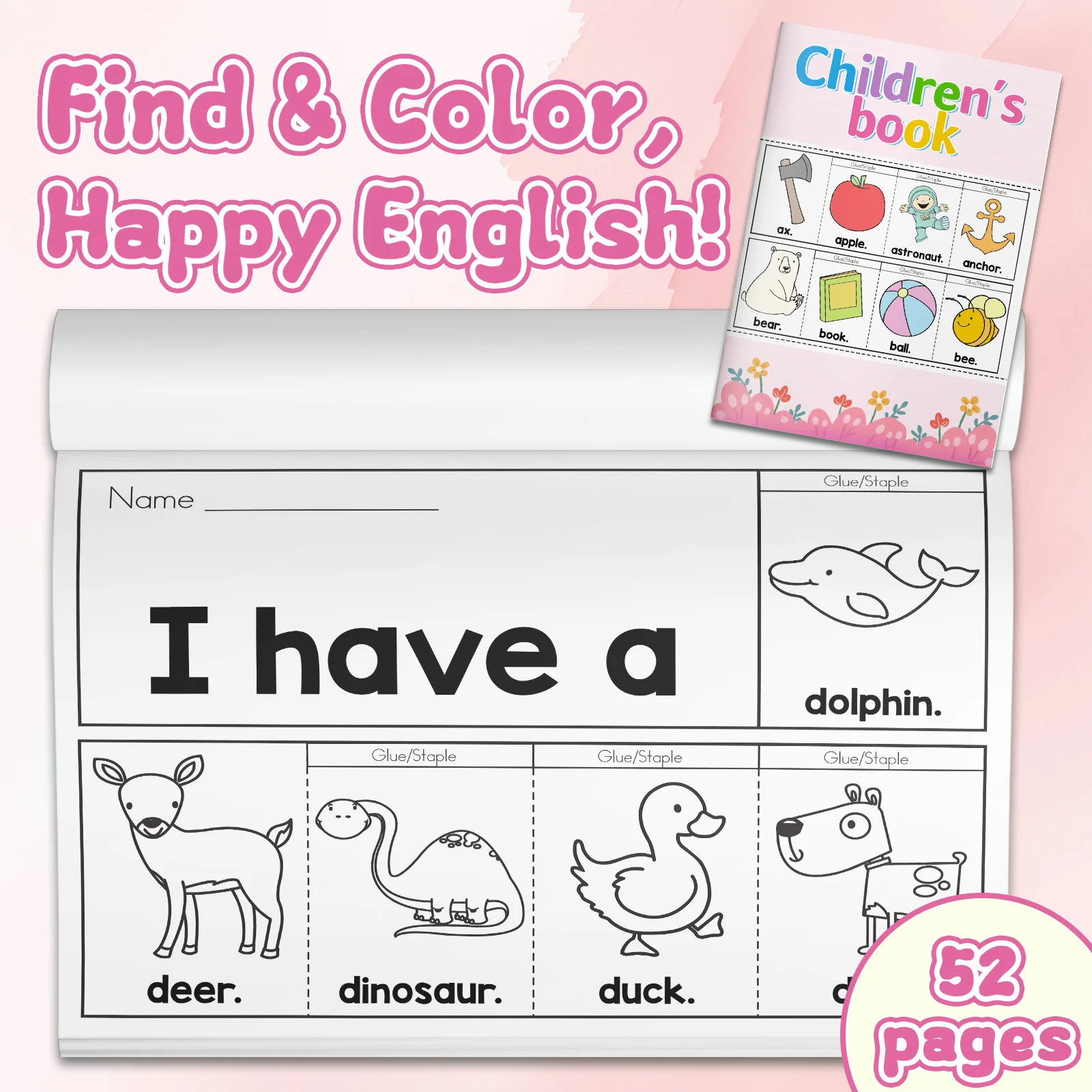 Kids English Word Coloring Wor - огляд і ціна Kids Education Activities