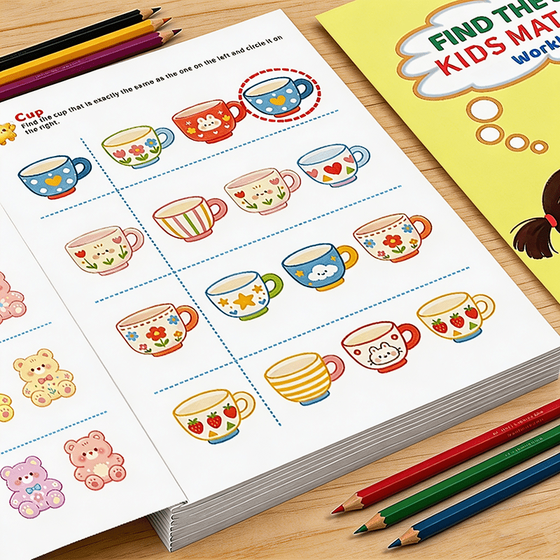 Find The Same Matching Workboo - огляд і ціна Kids Education Activities