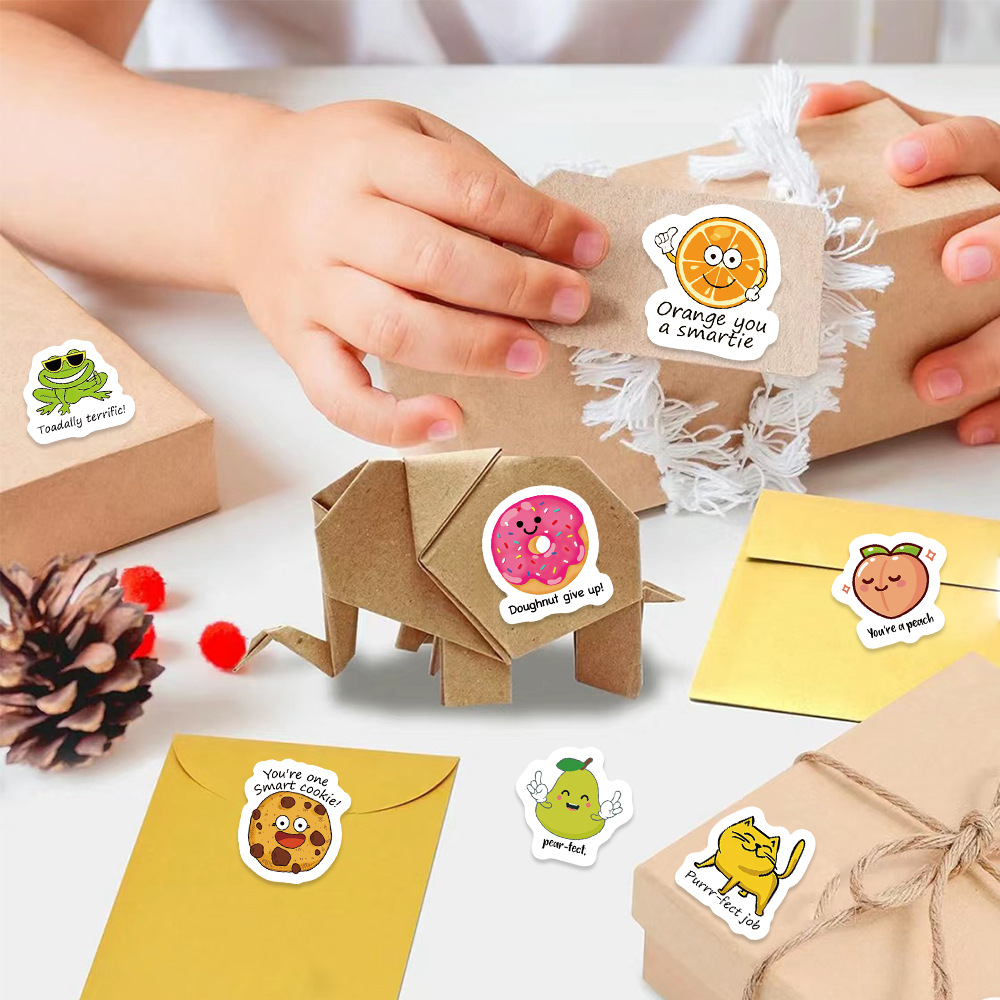 100-500pcs Cute Decal Student  - огляд і ціна Kids Education Motivation